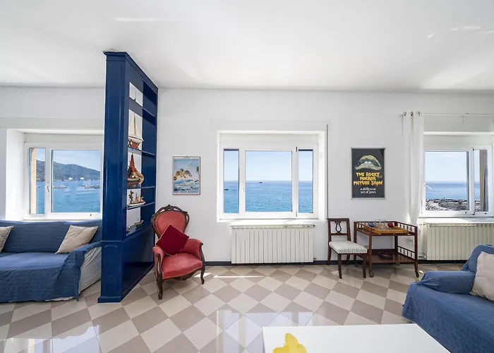 Lägenhet Ferrer View Of The Sea And The 5terre *